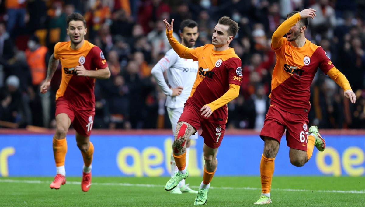 Galatasaray'da 7 haftalık galibiyet hasreti bitti