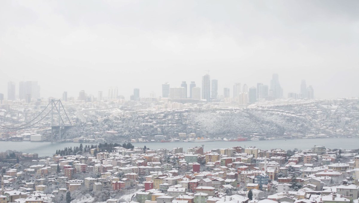 İstanbul’da çarşamba günü kar yağışı bekleniyor