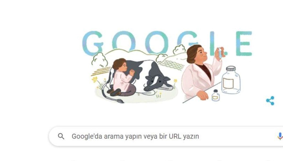 Google’dan Sabire Aydemir doodle’ı: Türkiye’nin ilk kadın veteriner hekimi