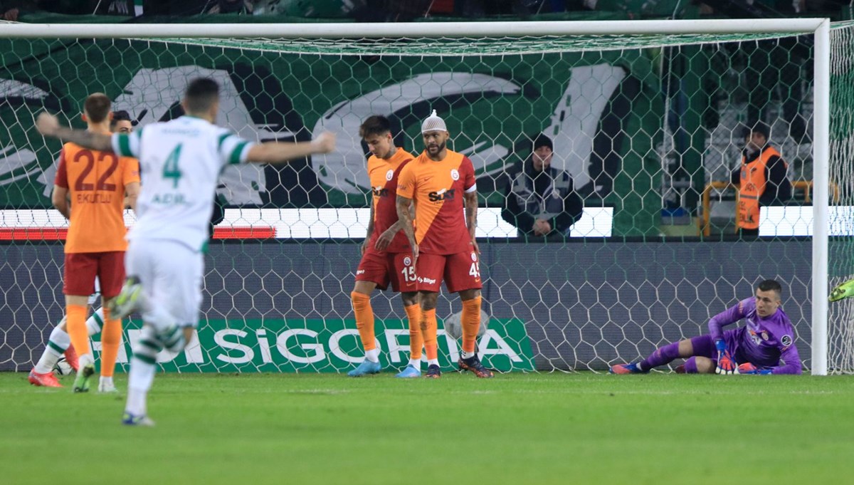 Galatasaray deplasmanda Konyaspor’a yenildi