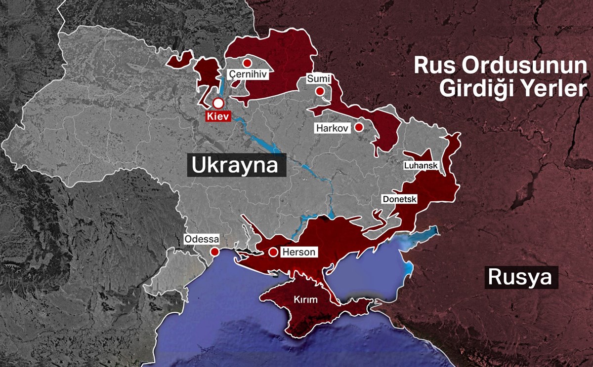 11 Mart itibarıyla Ukrayna işgalinde son durum.